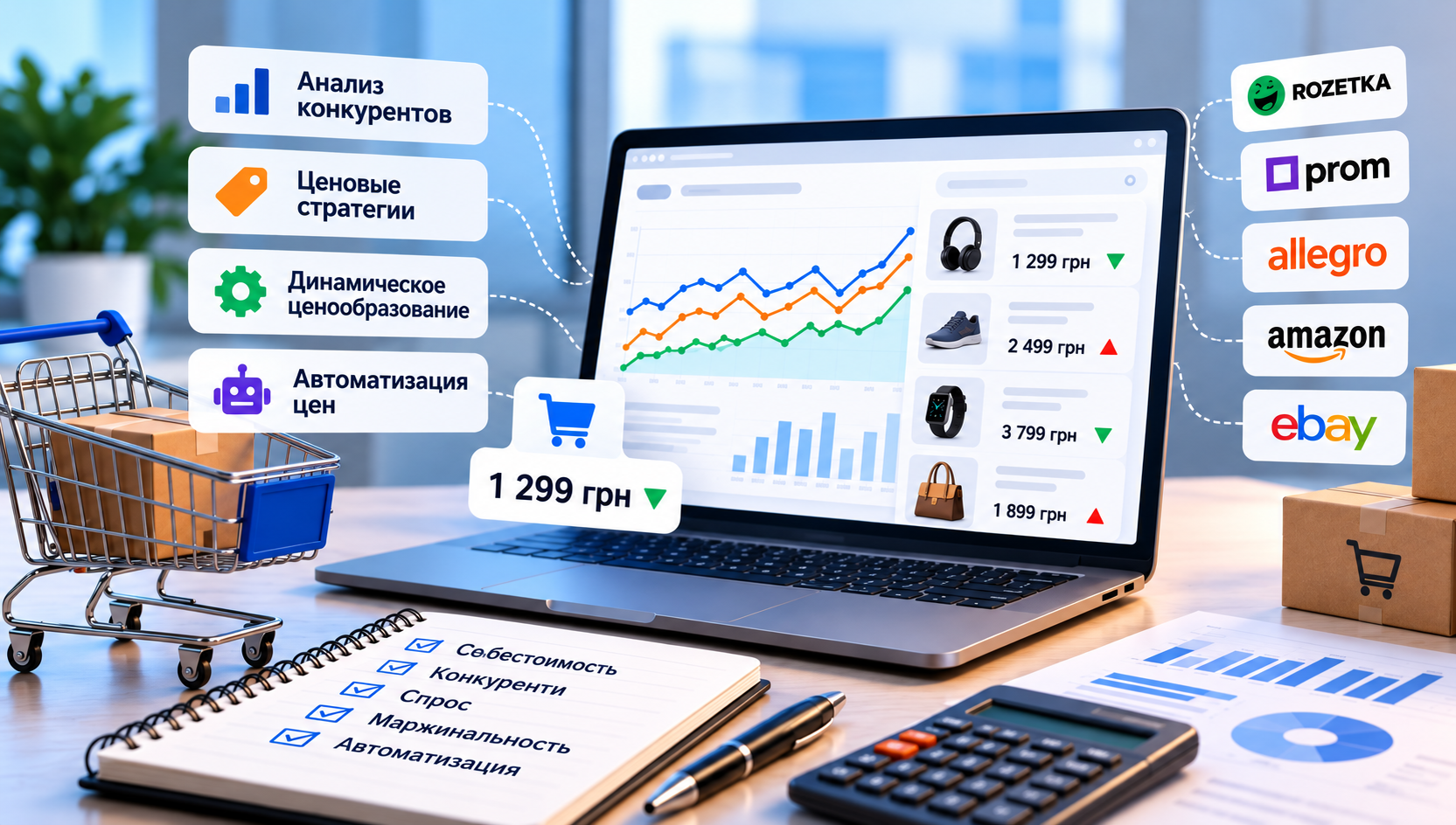 Ценообразование в e-commerce: анализ конкурентов, ценовые стратегии, динамическое ценообразование и автоматизация цен