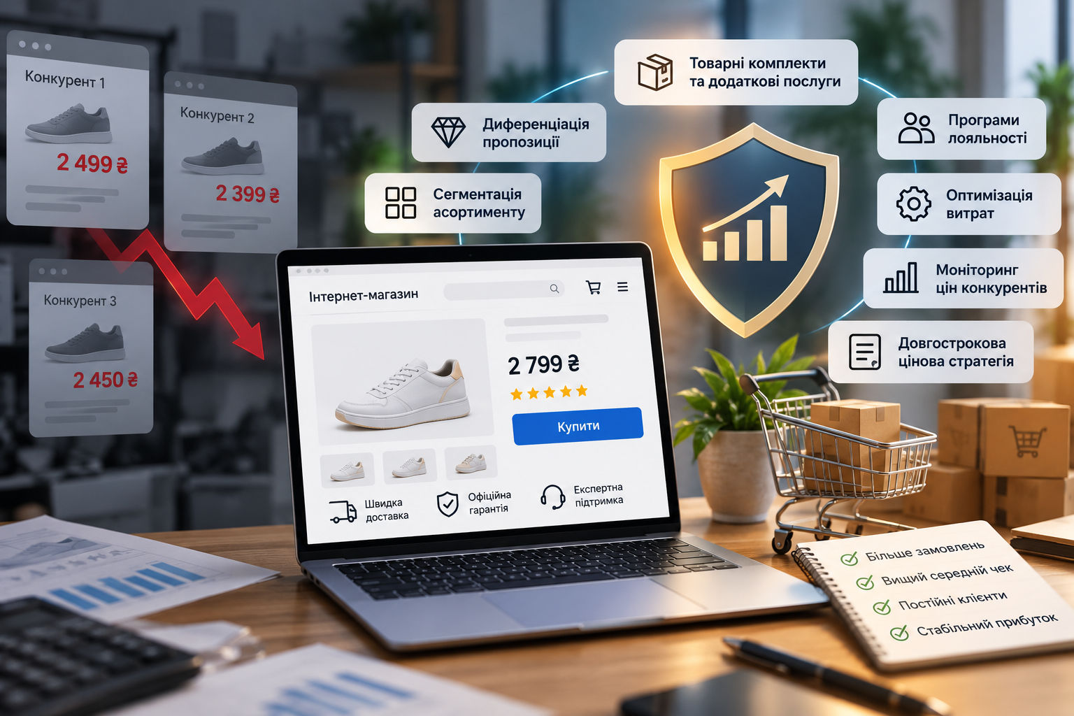 Як боротися з демпінгом в інтернет-магазинах: моніторинг цін конкурентів, програми лояльності та захист прибутку